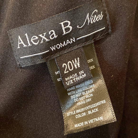 Alexa b nites black jumpsuit nwt - Picture 8 of 9